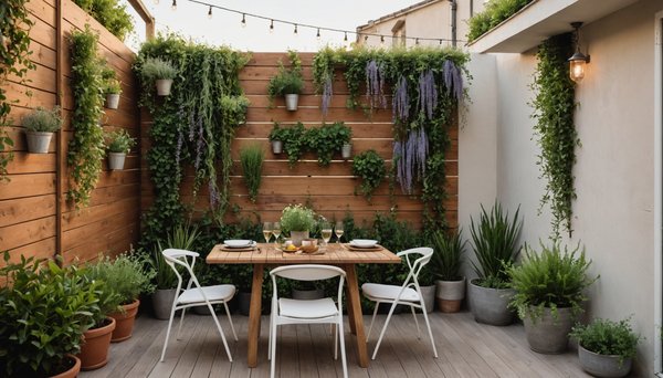 Concevoir la terrasse parfaite pour un petit espace