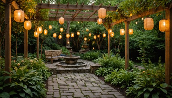Décorer son jardin avec des lanternes