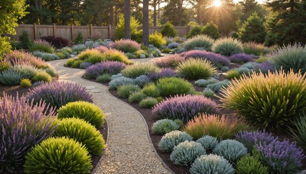 Concevoir un jardin à faible entretien avec des plantes rustiques et résistantes